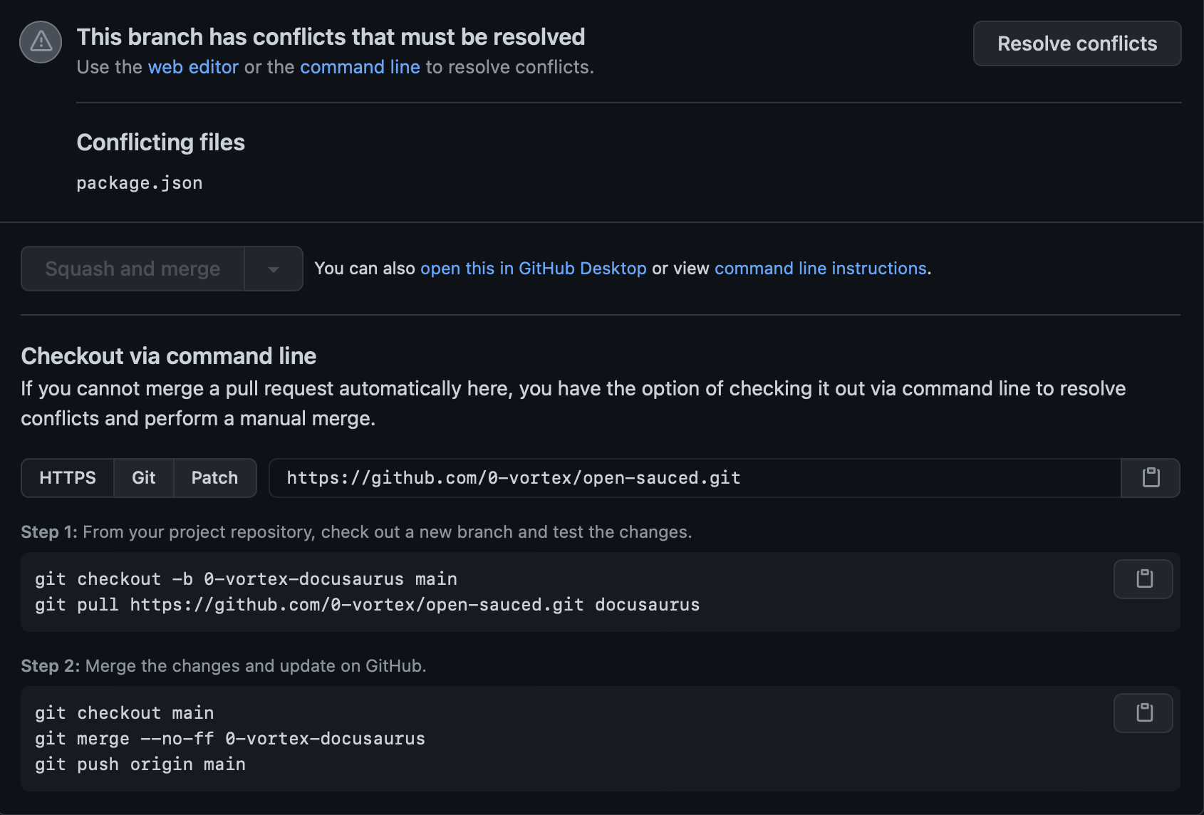 don't resolve conflicts like this